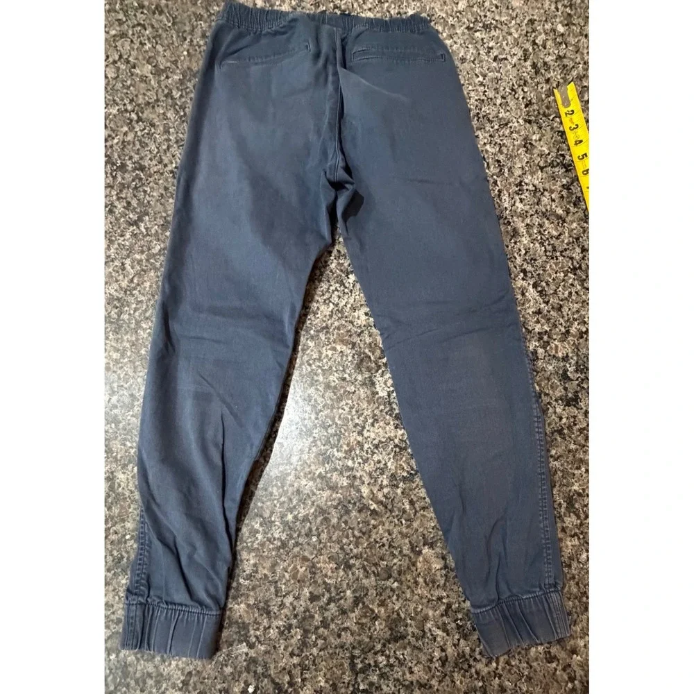 Hollister Mens Skinny Jogger Navy Blue Advanced Stretch XS Pants Drawstring